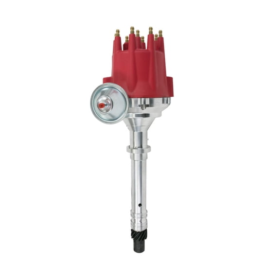 Pro Series RTR Distributor with Fixed Collar for Chevy SB BB V8 - Red