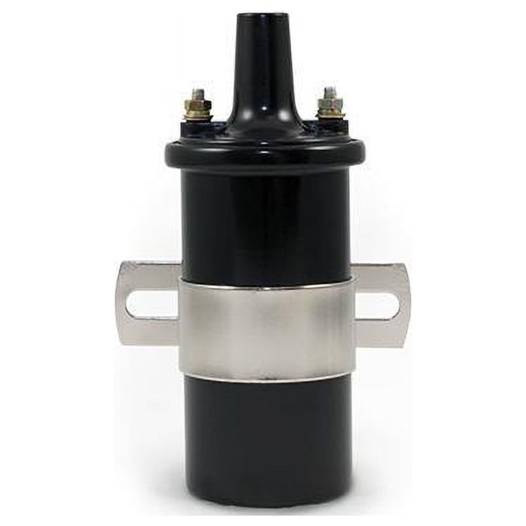 TSP Black Oil-Filled Canister Style Female Socket Ignition Coil 