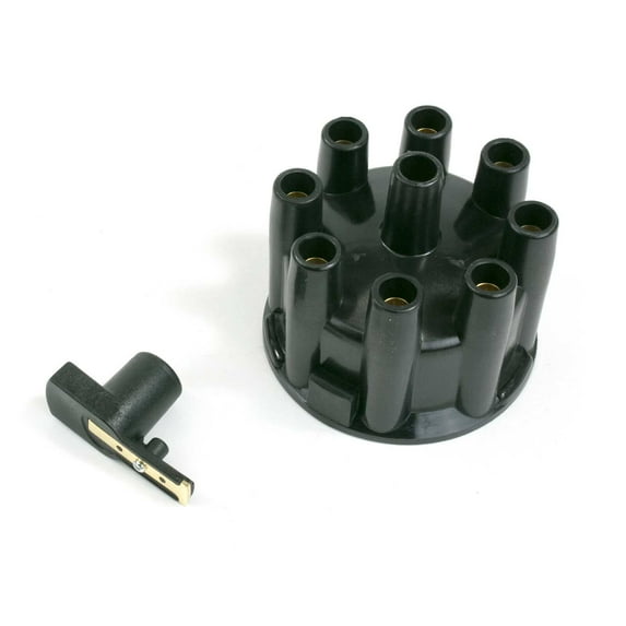 8-Cylinder Female Pro Billet Ready to Run Cap Rotor Kit - Black