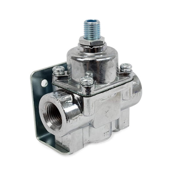 1 - 4 PSI Aluminum Fuel Pressure Regulator - Chrome