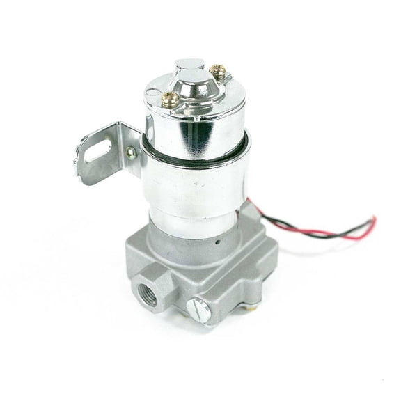 TSP Universal Aluminum 155 GPH Electric Gas Fuel Pump - Chrome