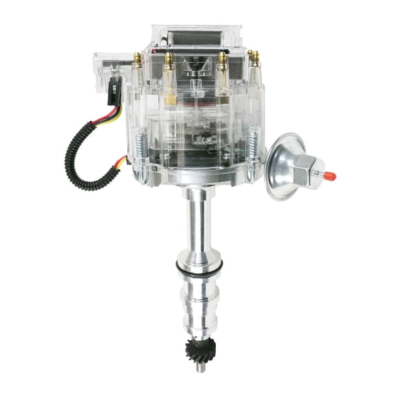TSP HEI Distributor with 5/16" Shaft for Ford FE FT Big Block V8 - Clear