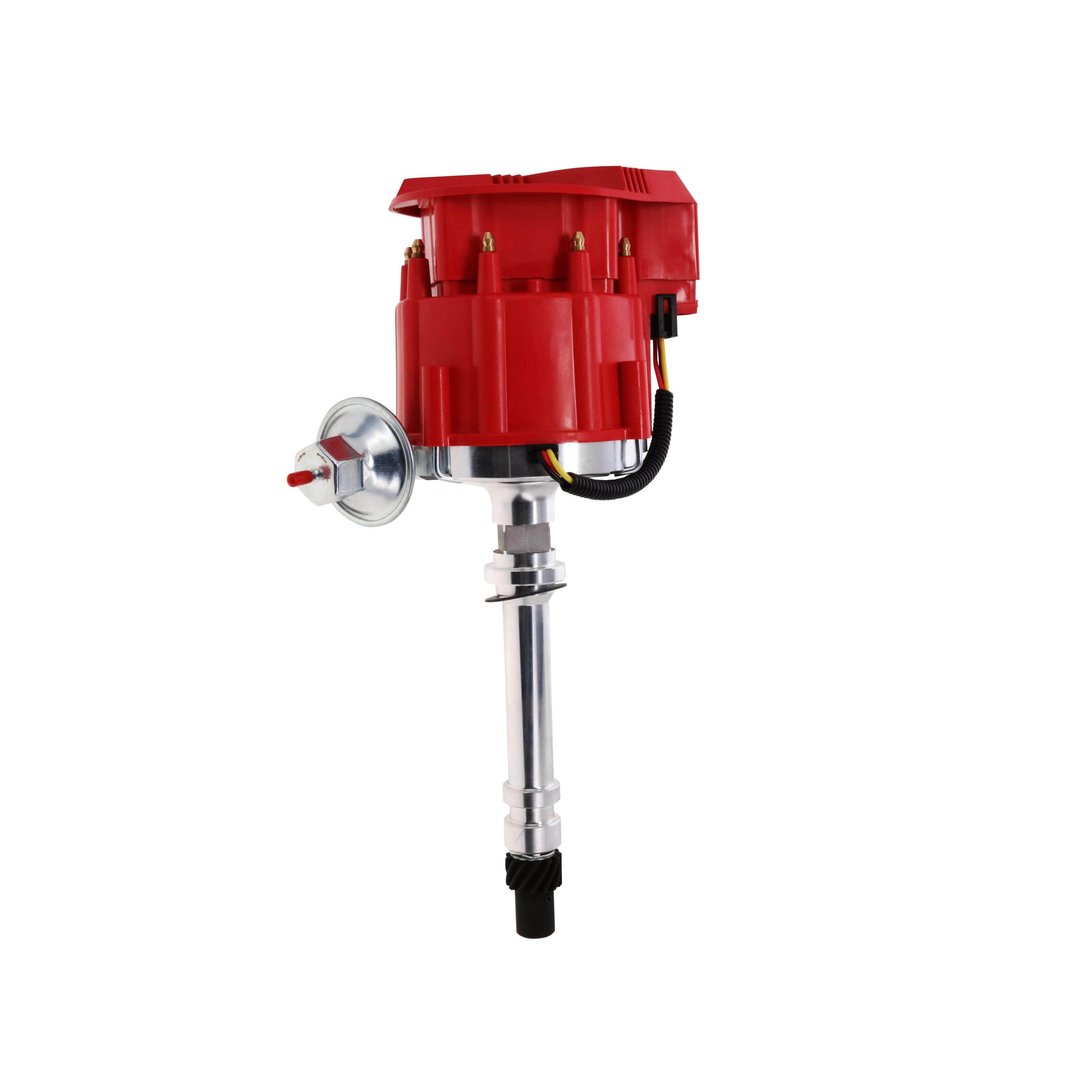 TSP HEI Distributor with Super Cap for Chevy Small Big Block V8 - Red