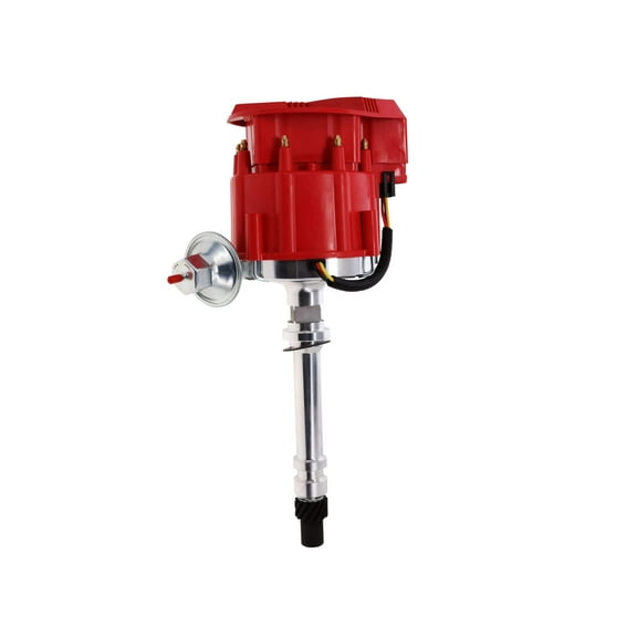 TSP HEI Distributor with Super Cap for Chevy Small Big Block V8 - Red