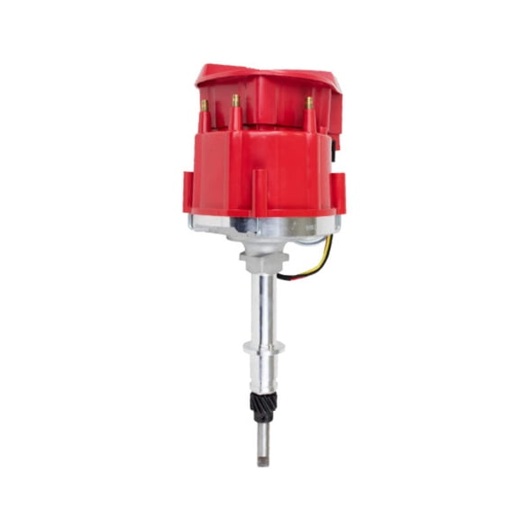 HEI Distributor with Super Cap for GM Chevy 194-292 Late L6 Inline 6 - Red