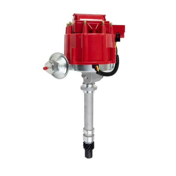 TSP HEI Distributor with Mechanical Tach Drive for Chevy Corvette V8 - Red