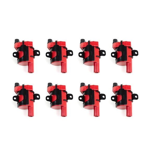High Performance Ignition Coil for GM '99-'07 LS Truck Style - Set of 8 - Red