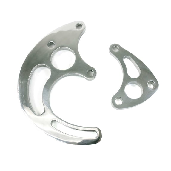 Long Water Pump Power Steering Bracket for Chevy Big Block - Polished