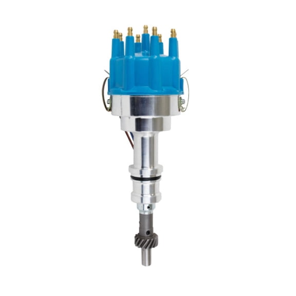 Pro Billet Distributor for Ford 351W V8 - Blue