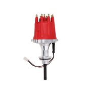 Pro Series Pro Billet Distributor for Chrysler SB 318/360 V8 - Red