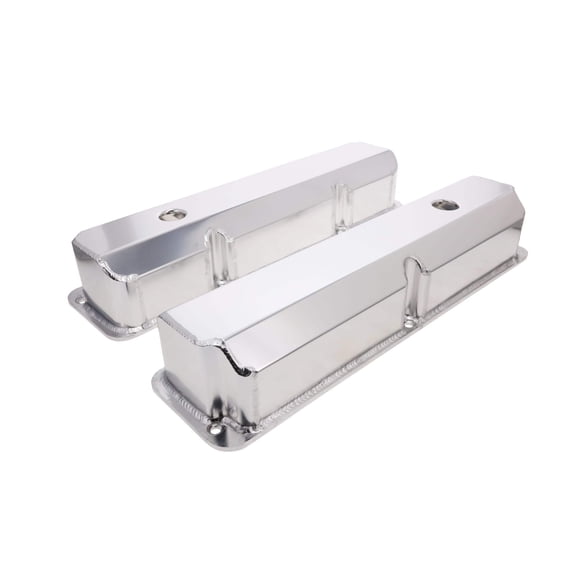 Ford FE Big Block Short Bolt Aluminum Valve Covers w/ Breather - Anodized