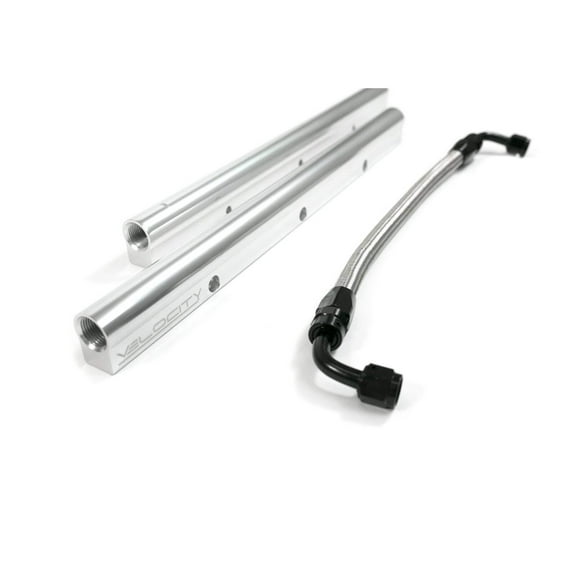 Billet Aluminum High Performance Fuel Rail Kit for LS1 LS2 LS6 - Clear