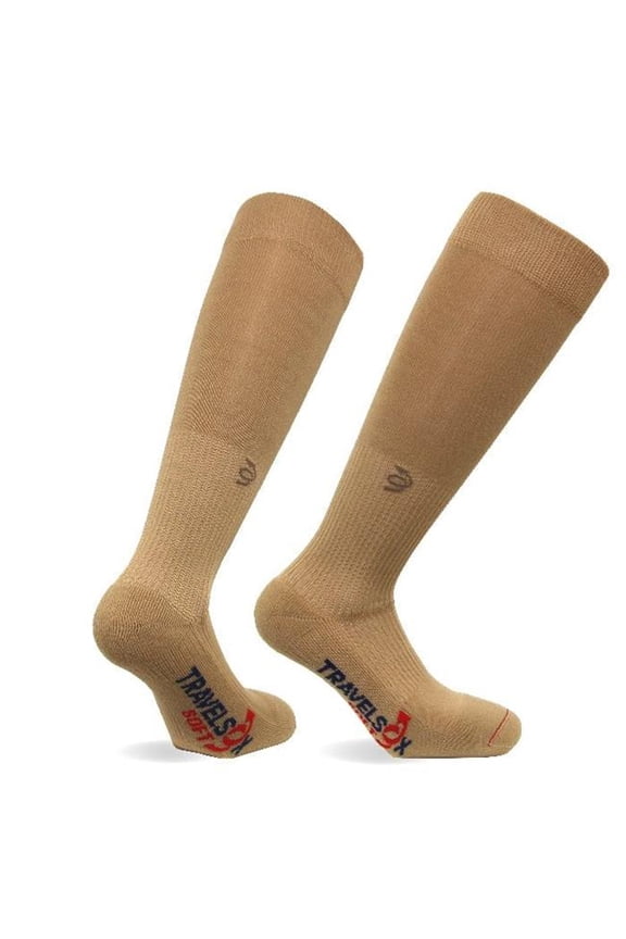 TSS 6000 Soft Padding OTC Socks, Khaki - Medium