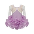 thumbnail image 1 of TSSOE Girls Ballet Leotard Dress Gymnastics Dance Set Lace Trim Athletic Tutu Skirt Modern Dancewear Dusty Pink 9-10, 1 of 5