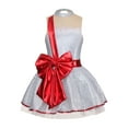 thumbnail image 1 of TSSOE Girls Christmas Santa Claus Leotard Dress Princess Ballet Dance Tutu Dress Dress Up Xmas Outfit White 4, 1 of 6
