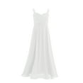 thumbnail image 1 of TSSOE Kids Big Girls Long Bridesmaid Dress Juniors Formal Wedding Pageant Party Prom Maxi Gowns White 8, 1 of 7