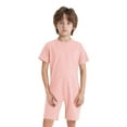 thumbnail image 1 of TSSOE Kids Boys Solid Color Leotard Unisex Ballet Dance Training Basic Leotard Special Needs Adaptive Clothing Pink 12, 1 of 5