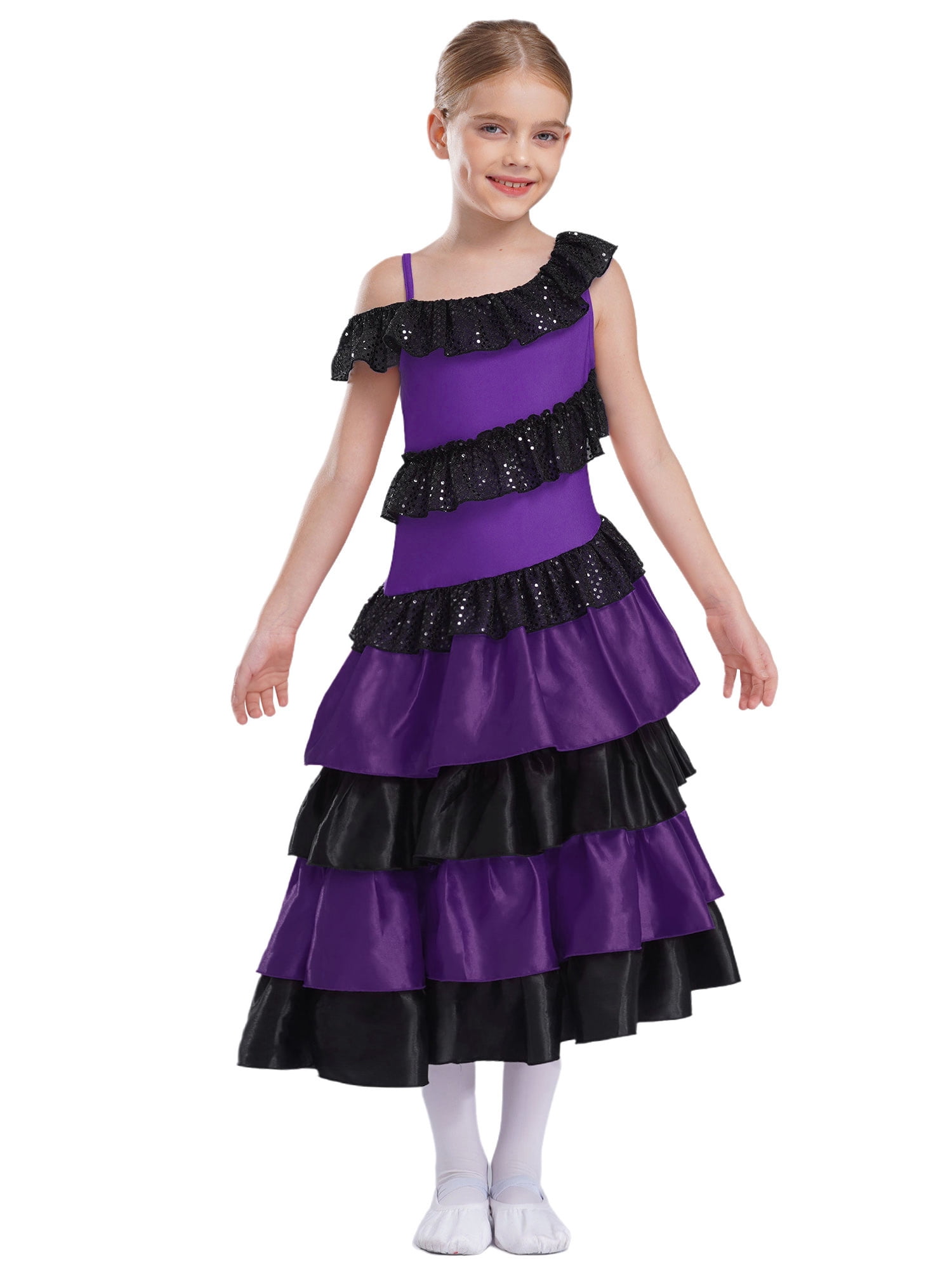 purple dress in spanish Lilac Mauve Flamenco Dress - Modern Sophisticated Spanish Gown