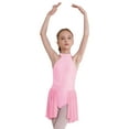 thumbnail image 1 of TSSOE Kids Girls Halter Lyrical Dance Dress Leotards Ballet Dancewear Modern Contemporary Performance Costume Pink 6, 1 of 5