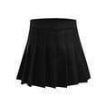thumbnail image 1 of TSSOE Kids Girls Pleated Mini Skirts High Waist School Uniform Skirts Sports Scooter Workout Performance Skorts Black 13-14, 1 of 6