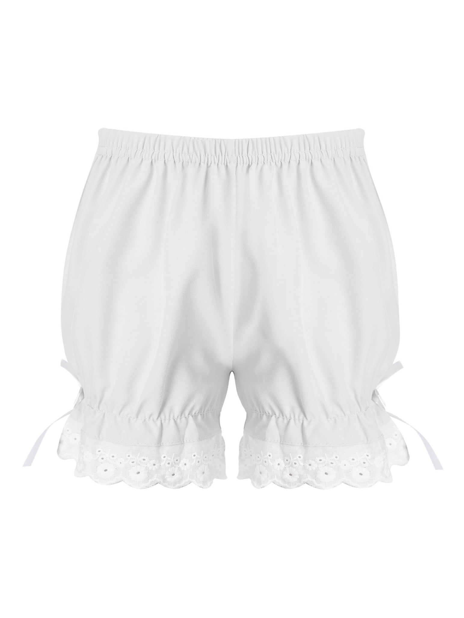 Short Ruffled Bloomers TSSOE Kids Girls Ruffled Bloomers Shorts Cotton Lace Up Safety Short ...