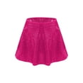 thumbnail image 1 of TSSOE Toddler Girls Sparkly Latin Jazz Dance Skirt with Built-in Briefs Elastic Waist Shiny Sequin Dancewear Hot Pink 14, 1 of 3