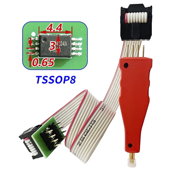 TSSOP8/MSOP8 Micro Chip Burn Test Probe Spring Pin Car Program Connection Cable