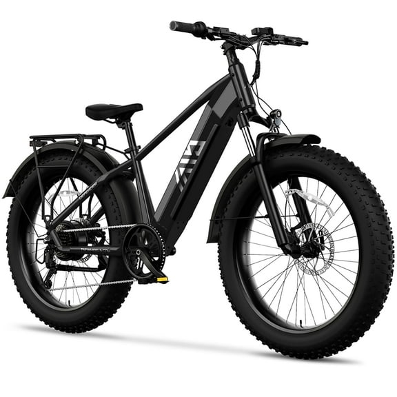 TST Electric Bike for Men, 750W E-Mountain Bike, 26" Fat Tire Electric Bike with 48V/15Ah Battery UL2849, 65Miles Long Range, 7-Speed Gear, 20mph Fast Ebike
