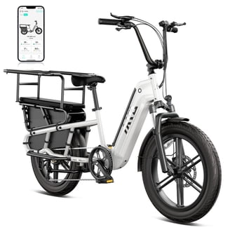 Cityscape Electric Bike 500W, 48V 20AH 60Miles, 24′ Ebike City Cruiser Women 7 Speed Commuter Bike Extra Seat Cityscape Electric Bike 500W, 48V 20AH 60Miles, 24′ Ebike City Cruiser Women 7 Speed Commuter Bike Extra Seat