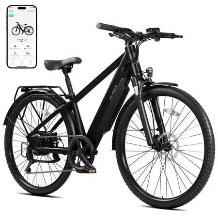 TST Electric Bike for Adults 26", Peak 750W Electric Bicycles, 20mph, Long Range, 7-Speed, 7.8AH Battery, SGS
