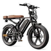 TST 20" Fat Tire Electric Bike for Adults, 48V 15.6Ah Battery, 65 Miles Range, 750W Motor E Mountain Bike, SGS Certified