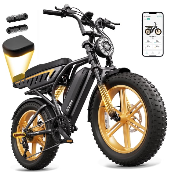 TST Electric Bike for Adults, 750W Motor, 48V/15Ah, 20"x4" Fat Tire E-Mountain Bike, Tested to UL2849 Standard by SGS