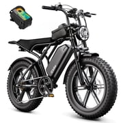 TST Electric Bike for Adults, 750W Motor, 20x4 Fat Tire, E Mountain Bike, 48V/15AH UL2849
