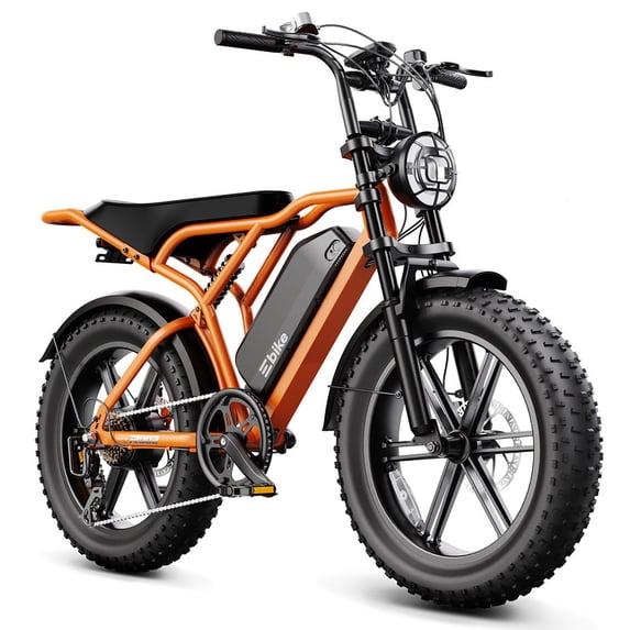 TST Electric Bike for Adults, 750W Motor, 20"x4" Fat Tire, E Mountain Bike, 48V/15AH UL2849