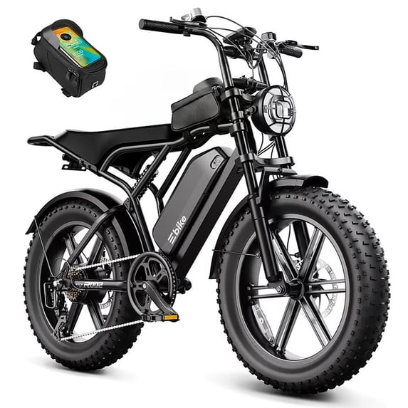 TST Electric Bike for Adults, 750W Motor, 20"x4" Fat Tire, 20mph Class2 ...