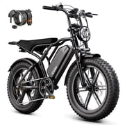 TST Electric Bike for Adults, 750W Motor, 20"x4" Fat Tire, 20mph Class2, E Mountain Bike, 48V/15AH , Tested to UL2849 Standard by SGS