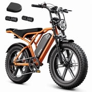 TST Electric Bike for Adults, 750W Motor, 20"x4" Fat Tire, 20mph Class2, E Mountain Bike, 48V/15AH , Tested to UL2849 Standard by SGS