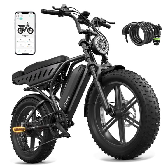 TST Electric Bike for Adults, 750W Motor, 48V/15AH Battery, 20x4" Fat Tire, Tested to UL 2849 Standard by SGS