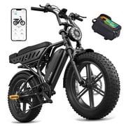 TST Electric Bike for Adults, 750W Motor, 48V/15AH Battery, 20x4" Fat Tire, Tested to UL 2849 Standard by SGS