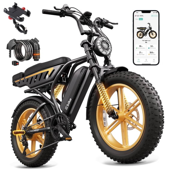 TST Electric Bike for Adults, 750W Motor, 48V/15Ah, 20"x4" Fat Tire E-Mountain Bike, Tested to UL2849 Standard by SGS