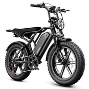 TST Electric Bike for Adults, 750W Peak 1500W Motor, 20x4 Fat Tire, E Mountain Bike, 48V/15AH UL2849