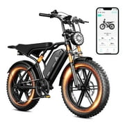 TST Electric Bike for Adults, 750W Peak 1500W Motor, 20"x4" Fat Tire, E Mountain Bike, 48V/25AH UL2849