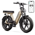 thumbnail image 1 of TST Electric Bike for Women, 20"x4" Fat Tire, 750W Motor 48V/15AH Tested to UL 2849 Standard by SGS, Dual Hydraulic Disc Brakes, Full Suspension, 1 of 13