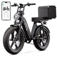 thumbnail image 1 of TST Electric Bike for Women, 750W Motor 48V15AH Battery, 20"x4" Fat Tire E Mountain Bike, Hydraulic Disc Brakes, Full Suspension, UL2849, 1 of 8