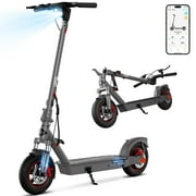 TST Electric Scooter, 800W Motor, Dual Shock Absorption, 10" Solid Tire E Scooter with Stamping Design, 20mph Folding Electric Scooter and APP Control