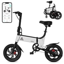 AZHAR 500W Foldable Electric Bike for Adults, 48V 15Ah Removable ...