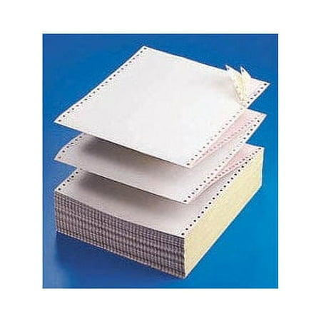 TST Impreso 14.88'' x 11'' Premium Carbonless Computer Paper with .05'' Green Bar (1700 sheets)