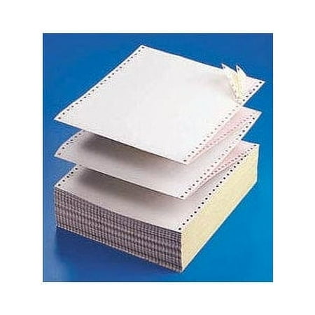 TST Impreso 14.88'' x 11'' Premium Carbonless Computer Paper with .05'' Green Bar (900 sheets)