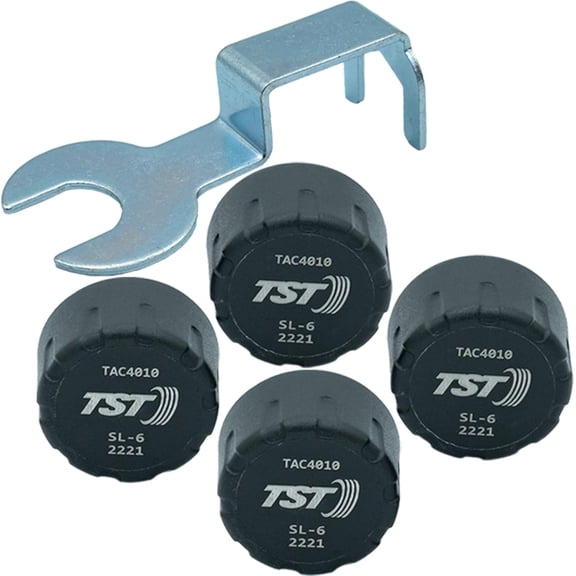TST TRUCK SYSTEM TECHNOLOGIES 507 Tire Pressure Monitoring System, 4 Cap Sensors for Metal or Rubber Valve Stems by Truck System Technologies, TPMS for RVs, Campers and Trailers
