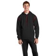 thumbnail image 1 of TST246 Tech Fleece Hooded Sweatshirt - Black/ True Red - 4X-Large Tall, 1 of 2